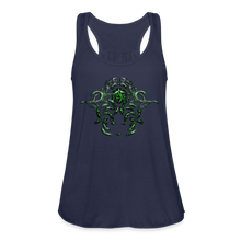 Carica l&#39;immagine nel visualizzatore di Gallery, Modusa Serpenta Pink Women&#39;s Flowy Tank Top by Bella - navy