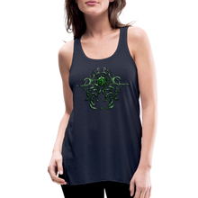 Carica l&#39;immagine nel visualizzatore di Gallery, Modusa Serpenta Pink Women&#39;s Flowy Tank Top by Bella - navy