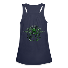 Carica l&#39;immagine nel visualizzatore di Gallery, Modusa Serpenta Pink Women&#39;s Flowy Tank Top by Bella - navy