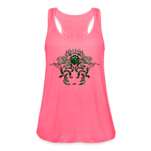 Carica l&#39;immagine nel visualizzatore di Gallery, Modusa Serpenta Pink Women&#39;s Flowy Tank Top by Bella - neon pink