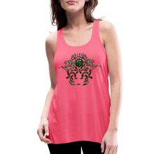 Carica l&#39;immagine nel visualizzatore di Gallery, Modusa Serpenta Pink Women&#39;s Flowy Tank Top by Bella - neon pink
