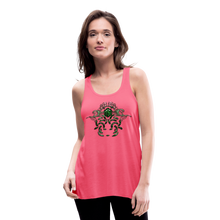 Carica l&#39;immagine nel visualizzatore di Gallery, Modusa Serpenta Pink Women&#39;s Flowy Tank Top by Bella - neon pink