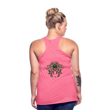 Carica l&#39;immagine nel visualizzatore di Gallery, Modusa Serpenta Pink Women&#39;s Flowy Tank Top by Bella - neon pink