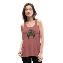 Carica l&#39;immagine nel visualizzatore di Gallery, Modusa Serpenta Pink Women&#39;s Flowy Tank Top by Bella - mauve