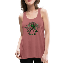 Carica l&#39;immagine nel visualizzatore di Gallery, Modusa Serpenta Pink Women&#39;s Flowy Tank Top by Bella - mauve