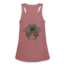 Carica l&#39;immagine nel visualizzatore di Gallery, Modusa Serpenta Pink Women&#39;s Flowy Tank Top by Bella - mauve