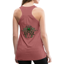 Carica l&#39;immagine nel visualizzatore di Gallery, Modusa Serpenta Pink Women&#39;s Flowy Tank Top by Bella - mauve