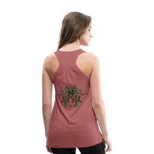 Carica l&#39;immagine nel visualizzatore di Gallery, Modusa Serpenta Pink Women&#39;s Flowy Tank Top by Bella - mauve