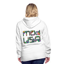 Afbeelding in Gallery-weergave laden, Lucy Modusa 1 Women’s Premium Hoodie - white