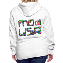Afbeelding in Gallery-weergave laden, Lucy Modusa 1 Women’s Premium Hoodie - white