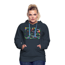 Afbeelding in Gallery-weergave laden, Lucy Modusa 1 Women’s Premium Hoodie - navy