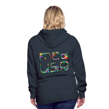 Afbeelding in Gallery-weergave laden, Lucy Modusa 1 Women’s Premium Hoodie - navy