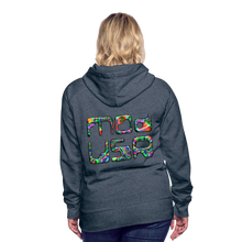 Afbeelding in Gallery-weergave laden, Lucy Modusa 1 Women’s Premium Hoodie - heather denim