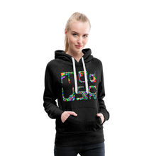 Afbeelding in Gallery-weergave laden, Lucy Modusa 1 Women’s Premium Hoodie - charcoal grey