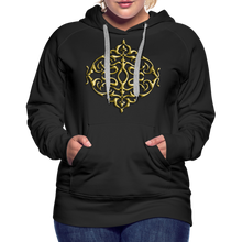 Indlæs billede til gallerivisning Crest 1 Women’s Premium Hoodie - black