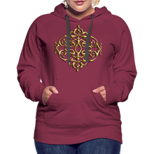 Indlæs billede til gallerivisning Crest 1 Women’s Premium Hoodie - burgundy