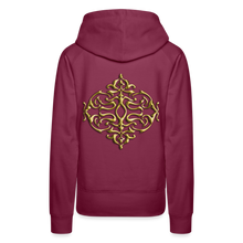 Indlæs billede til gallerivisning Crest 1 Women’s Premium Hoodie - burgundy
