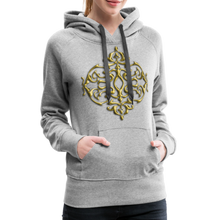 Indlæs billede til gallerivisning Crest 1 Women’s Premium Hoodie - heather grey