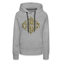 Indlæs billede til gallerivisning Crest 1 Women’s Premium Hoodie - heather grey