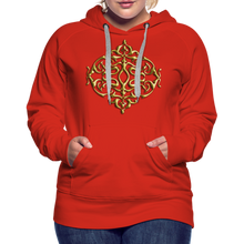 Indlæs billede til gallerivisning Crest 1 Women’s Premium Hoodie - red