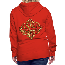 Indlæs billede til gallerivisning Crest 1 Women’s Premium Hoodie - red