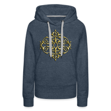 Indlæs billede til gallerivisning Crest 1 Women’s Premium Hoodie - heather denim