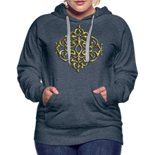 Indlæs billede til gallerivisning Crest 1 Women’s Premium Hoodie - heather denim