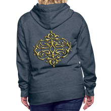 Indlæs billede til gallerivisning Crest 1 Women’s Premium Hoodie - heather denim