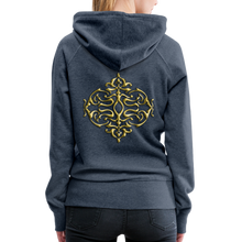 Indlæs billede til gallerivisning Crest 1 Women’s Premium Hoodie - heather denim
