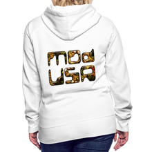 Indlæs billede til gallerivisning Mod-USA 1 Women’s Premium Hoodie - white