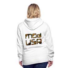 Indlæs billede til gallerivisning Mod-USA 1 Women’s Premium Hoodie - white
