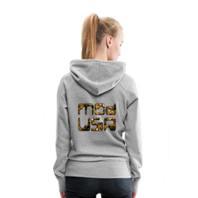Indlæs billede til gallerivisning Mod-USA 1 Women’s Premium Hoodie - heather grey