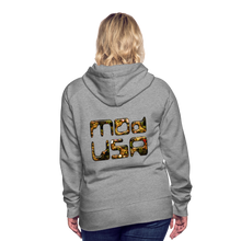 Indlæs billede til gallerivisning Mod-USA 1 Women’s Premium Hoodie - heather grey