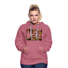 Indlæs billede til gallerivisning Mod-USA 1 Women’s Premium Hoodie - mauve