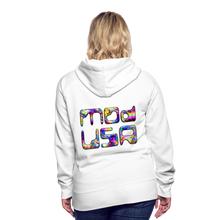 Indlæs billede til gallerivisning Mod-USA 2 Rave Women’s Premium Hoodie - white