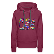 Indlæs billede til gallerivisning Mod-USA 2 Rave Women’s Premium Hoodie - burgundy