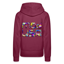 Indlæs billede til gallerivisning Mod-USA 2 Rave Women’s Premium Hoodie - burgundy