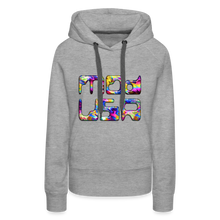 Indlæs billede til gallerivisning Mod-USA 2 Rave Women’s Premium Hoodie - heather grey