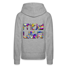 Indlæs billede til gallerivisning Mod-USA 2 Rave Women’s Premium Hoodie - heather grey