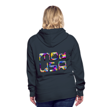 Indlæs billede til gallerivisning Mod-USA 2 Rave Women’s Premium Hoodie - navy