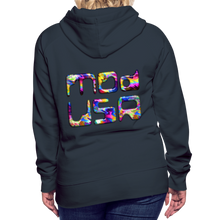 Indlæs billede til gallerivisning Mod-USA 2 Rave Women’s Premium Hoodie - navy