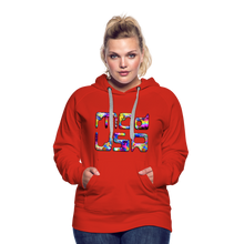 Indlæs billede til gallerivisning Mod-USA 2 Rave Women’s Premium Hoodie - red
