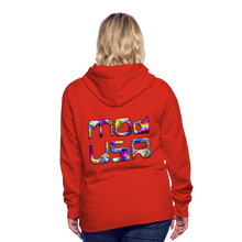Indlæs billede til gallerivisning Mod-USA 2 Rave Women’s Premium Hoodie - red