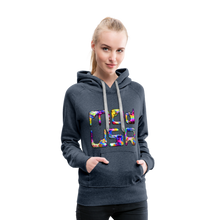 Indlæs billede til gallerivisning Mod-USA 2 Rave Women’s Premium Hoodie - heather denim