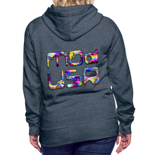 Indlæs billede til gallerivisning Mod-USA 2 Rave Women’s Premium Hoodie - heather denim