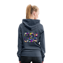 Indlæs billede til gallerivisning Mod-USA 2 Rave Women’s Premium Hoodie - heather denim
