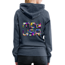 Indlæs billede til gallerivisning Mod-USA 2 Rave Women’s Premium Hoodie - heather denim
