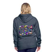 Indlæs billede til gallerivisning Mod-USA 2 Rave Women’s Premium Hoodie - heather denim