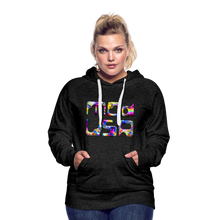 Indlæs billede til gallerivisning Mod-USA 2 Rave Women’s Premium Hoodie - charcoal grey