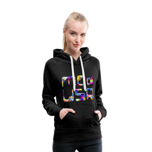 Indlæs billede til gallerivisning Mod-USA 2 Rave Women’s Premium Hoodie - charcoal grey
